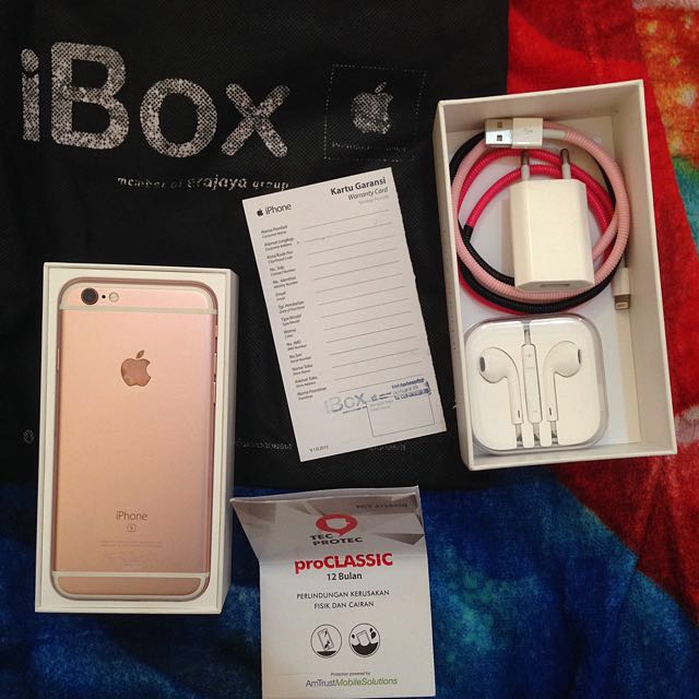 Iphone 6s 32gb Rosegold Ibox Telepon Seluler Tablet Di Carousell