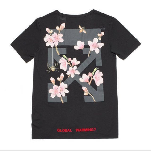 Off white sakura t on sale shirt
