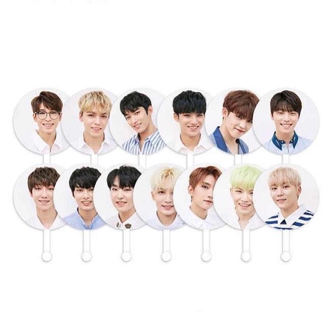 Official Seventeen Image Picket/Fan (Vernon), Entertainment, K-Wave on  Carousell