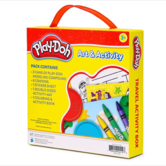 play doh travel activity box