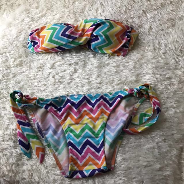 Ripple Bikini in Zig Zag Print