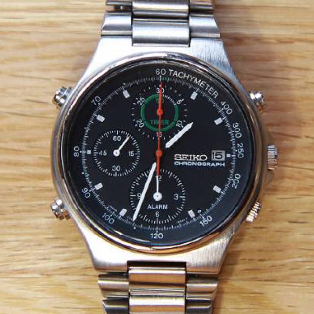 Seiko 7T42-6A10 Tachymeter Alarm Quartz Chrono vintage, Men's Fashion,  Watches & Accessories, Watches on Carousell