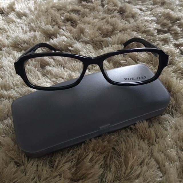 titus eyewear spectacle frame - black