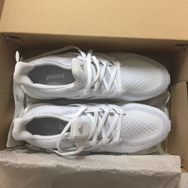 Ultraboost Triple White 2 0 Men S Fashion Footwear On Carousell