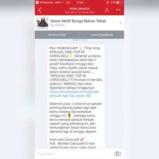 Thankyou Carousell 💕