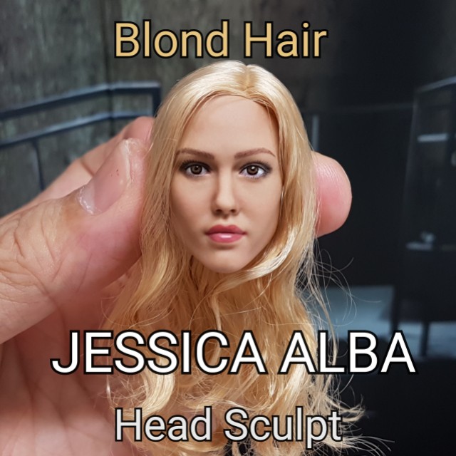 1/6 Jessica Alba 1 Female Head Sculpt Phicen VeryCool Body Super Duck Hot Toys 