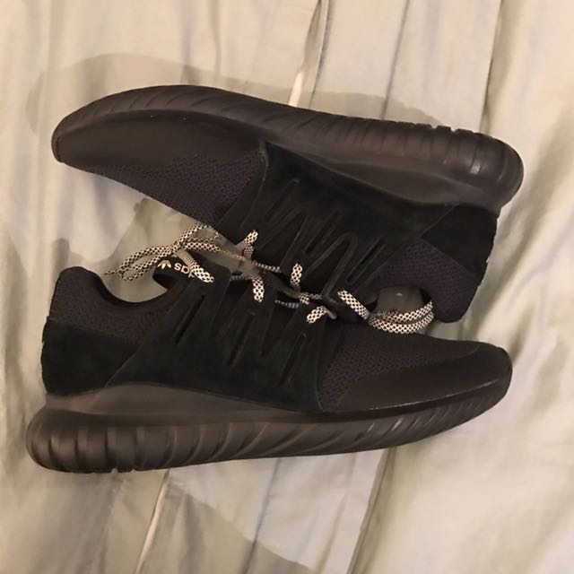 Adidas tubular radial black top mens