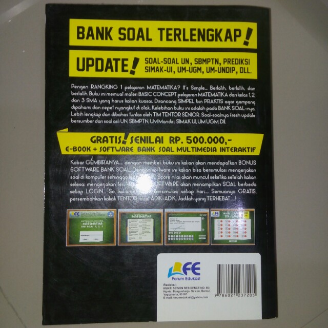 Bank Soal Matematika Sma Kelas 10 11 12 Books Stationery