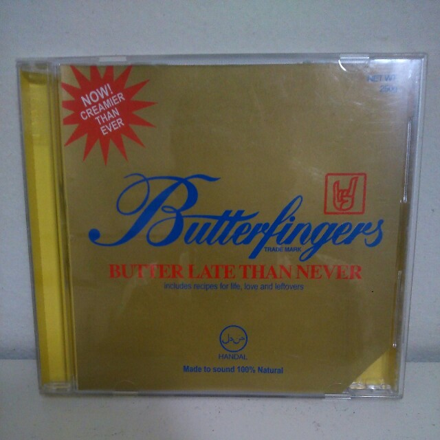 Butterfingers Butter Late Than Never, Hobbies & Toys, Music & Media, CDs & DVDs on Carousell