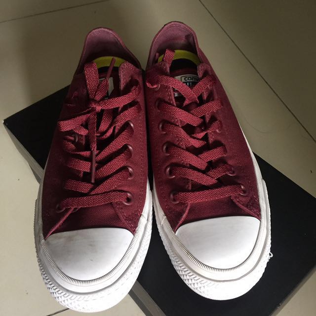 converse lunarlon maroon