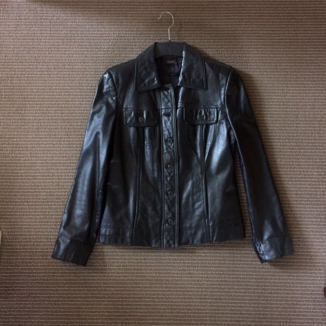 Danier leather jacket, Women's Fashion, Clothes on Carousell