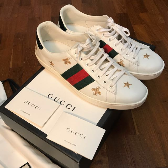 gucci ace embroidered sneaker price