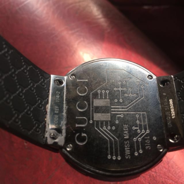 Gucci watch code new arrivals ref 1142 real