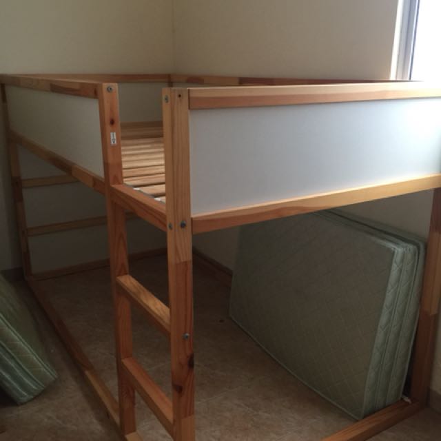Ikea kids double deck bedframe, Furniture & Home Living, Furniture, Bed