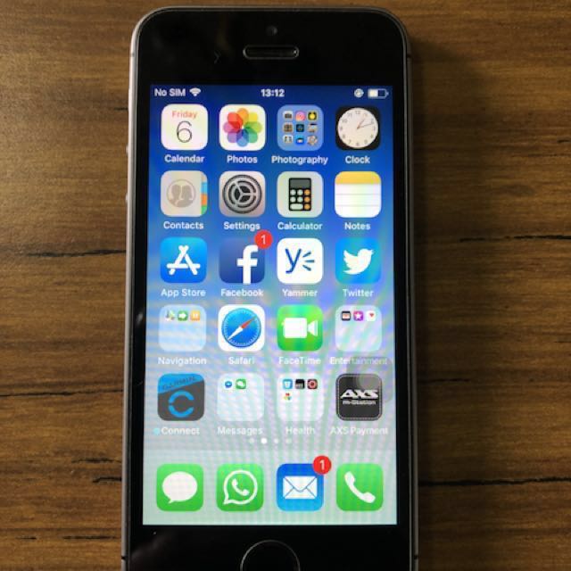 iPhone 5SE SPACE grey USED sell cheap, Mobile Phones u0026 Gadgets, Mobile  Phones, iPhone, iPhone Others on Carousell