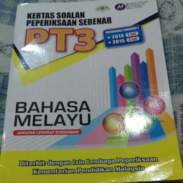 Kertas Soalan Peperiksaan Sebenar Pt3 Bahasa Melayu Books Stationery Books On Carousell