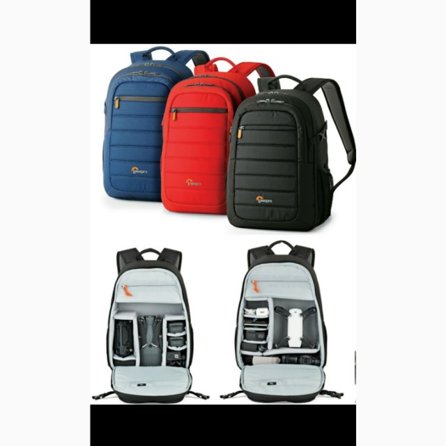 lowepro tahoe bp 150 backpack for dji mavic pro or spark or dslr with 2 lenses