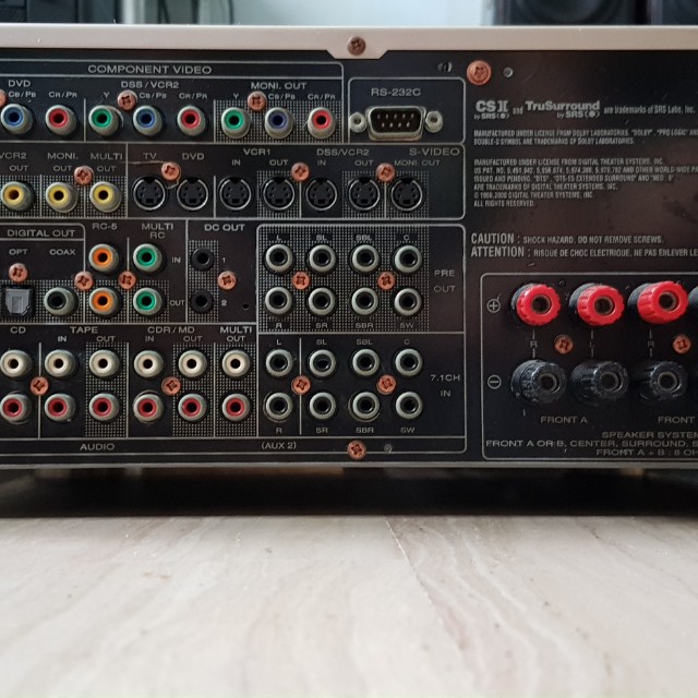 Marantz A/V Surround Receiver SR7300 for passive and active speaker or