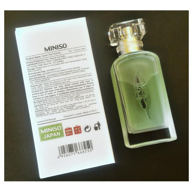 parfum green tea miniso