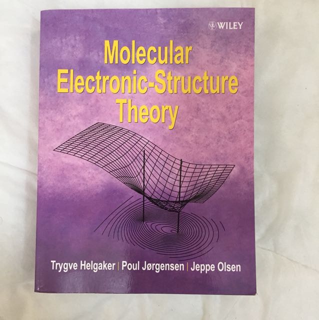 Molecular Electronic Structure Theory Books Stationery - 