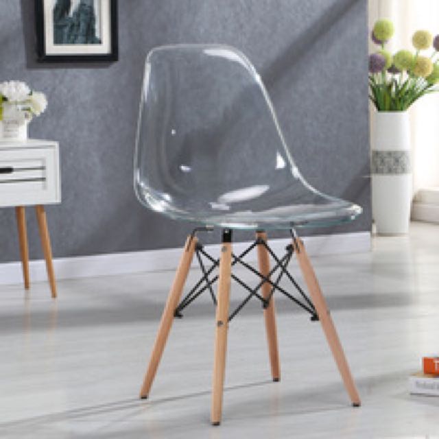 New Free Delivery Transparent Eames Chair Home Furniture
