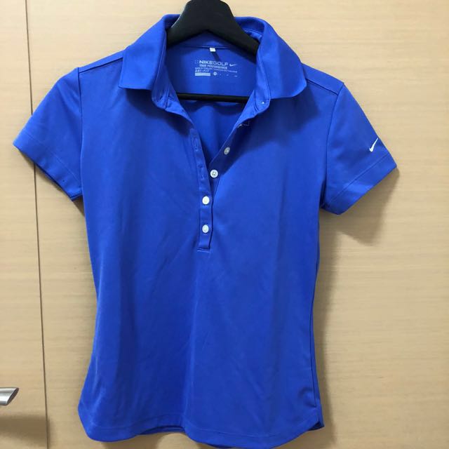 Purple womens top golf shirt