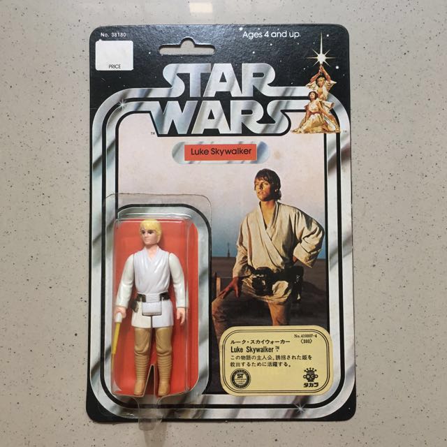 Star Wars Vintage 12 Back B Takara Luke Skywalker Original