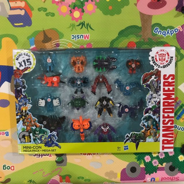 transformers mini con mega pack