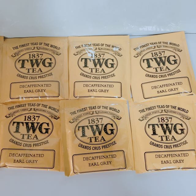 Twg Decaffeinated Earl Grey Food Drinks Packaged Snacks On Carousell