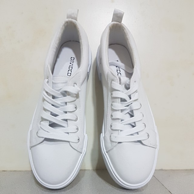 h&m white shoes