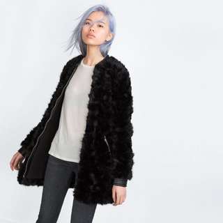 ZARA Faux Fur Jacket