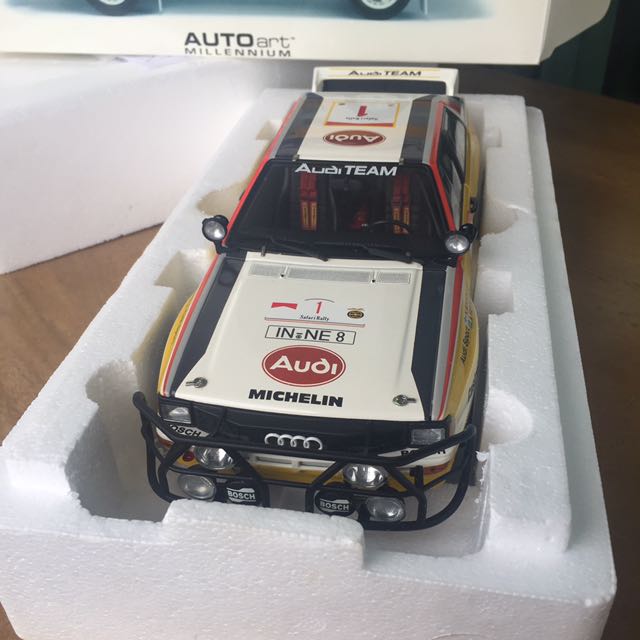 ミニカー AUTOart Audi quattro Safari rallye 1984 AUTOart Audi quattro Safari rallye 1984
