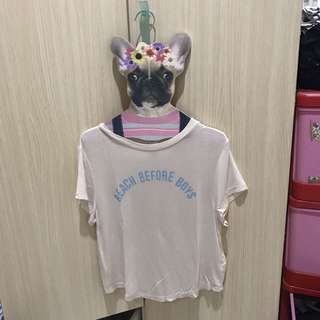 H&M pink tee