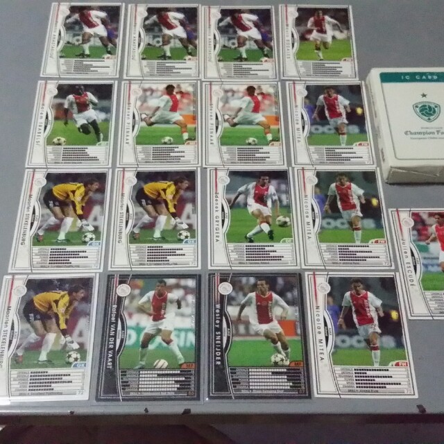 figurina CARD WCCF EUROPEAN CLUB 2004/05 PANINI NEW 77 AJAX YANNIS ANASTASIOU 