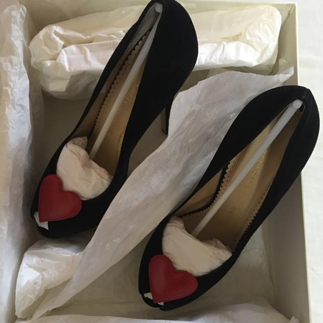 Charlotte olympia heart best sale heels