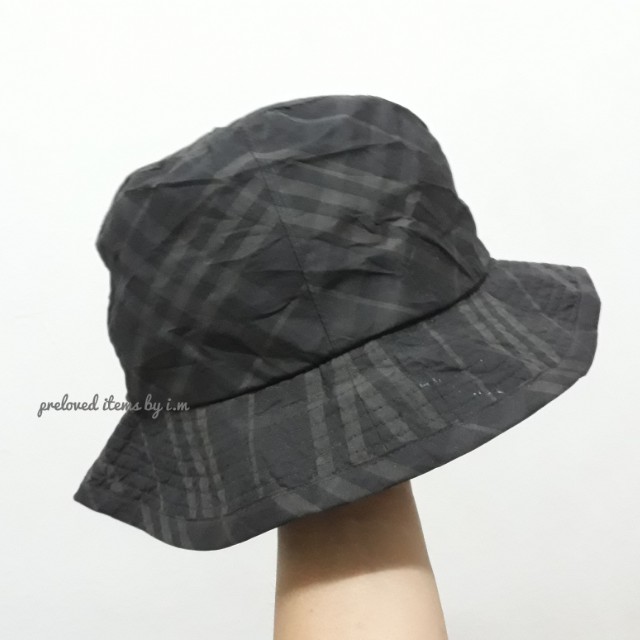 Authentic BURBERRY blue label bucket hat!, Men's Fashion, Watches &  Accessories, Cap & Hats on Carousell