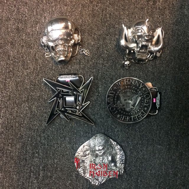Metallica belt buckle store