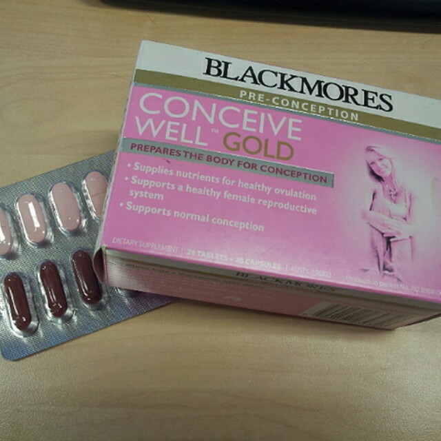 Blackmores Conceive Well Gold vitamin untuk hamil, Kesehatan & Kecantikan,  Kulit, Sabun & Tubuh di Carousell