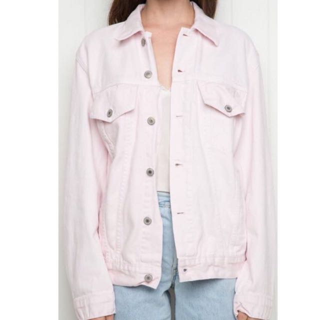 Rare Brandy Melville Pink Amara Jacket (Category: Others Tops) located in Malabon City. Submitted by swiftiesource (Listing ID 131597878, Image 1). Description: .