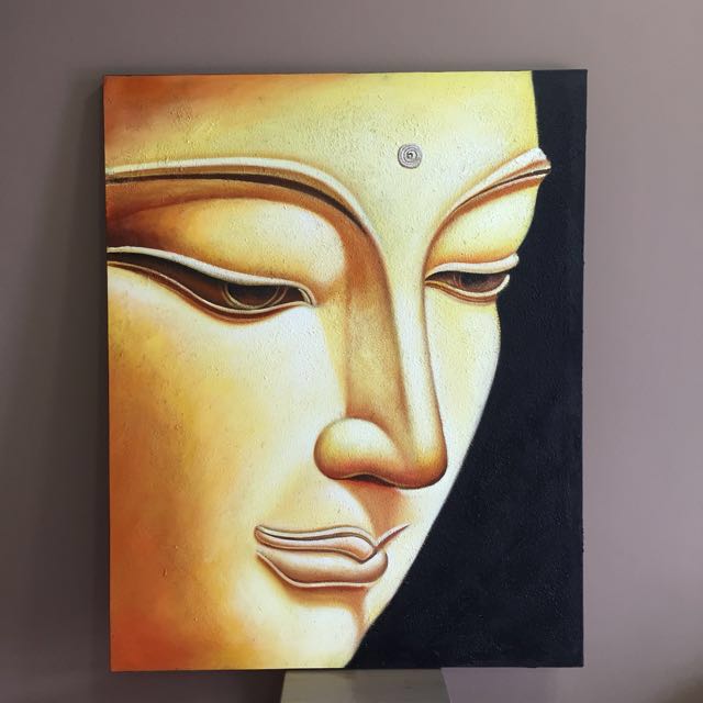 Buddha Wall Painting Furniture Home Decor On Carousell