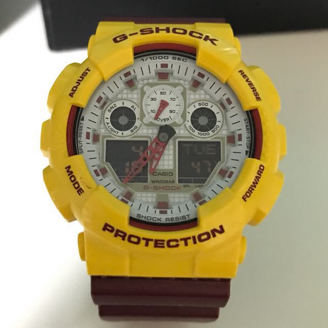 g shock maroon