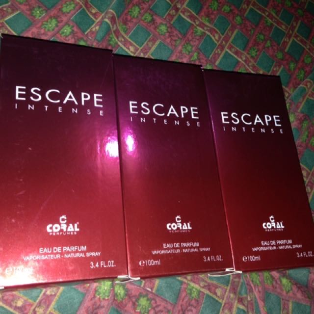 escape intense coral perfume price