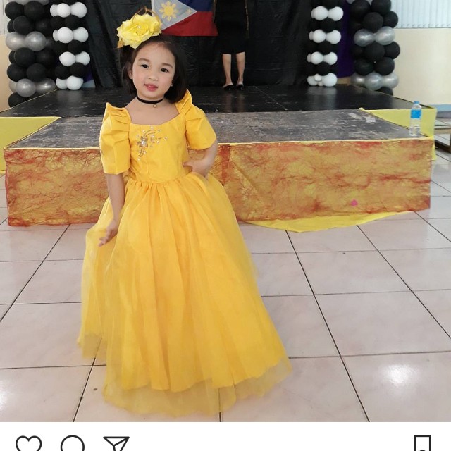 Filipiniana gowns for on sale kids