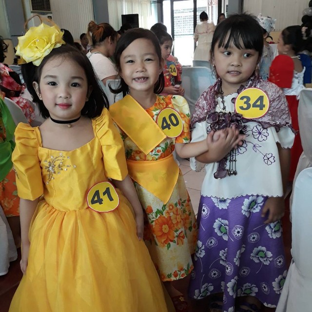 Filipiniana gown for kids, Babies & Kids, Babies & Kids Fashion on ...