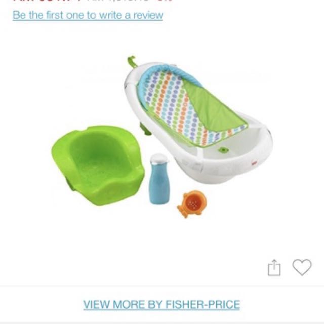 Fisher Price Baby bath tub 4in1, Babies & Kids, Bathing & Changing
