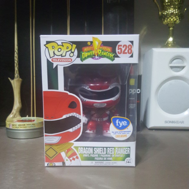 dragon shield red ranger funko pop