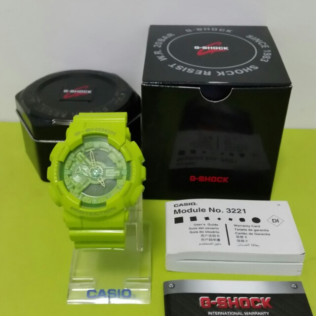 g shock hyper green