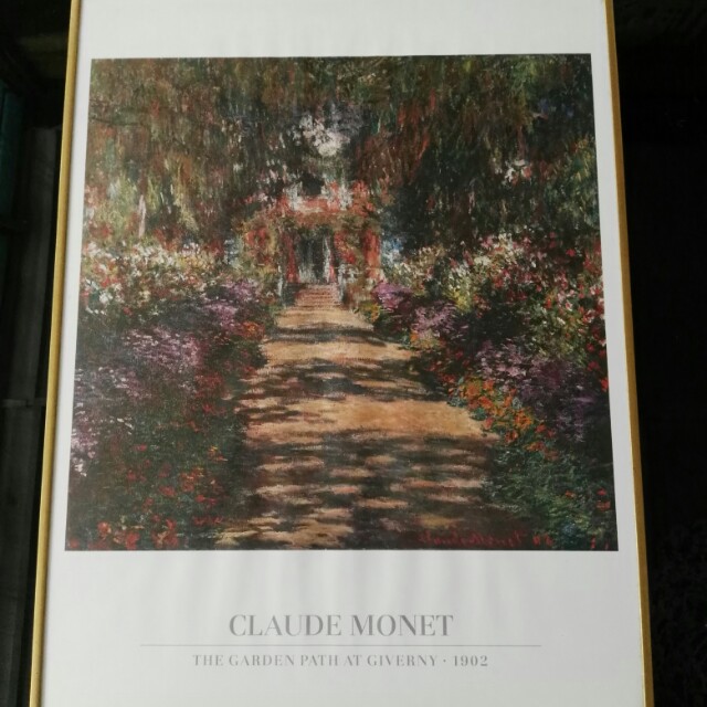 Garden Path At Giverny 1902 By Claude Monet Design Craft