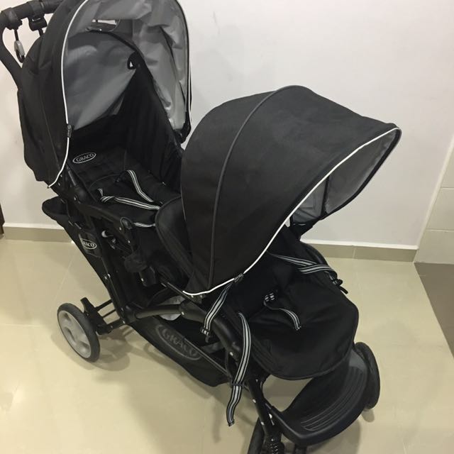 Poussette double graco duo online stadium