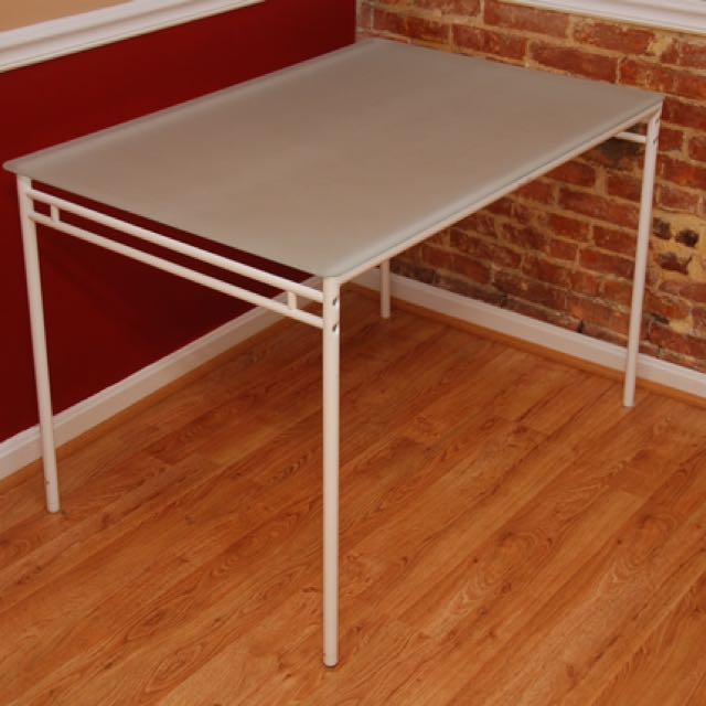 Ikea Lyrestad Simple Glass Table Furniture Tables Chairs